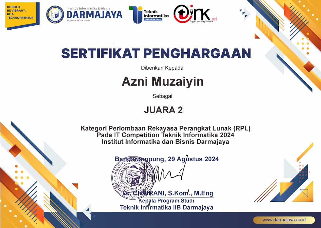 IT Competition IIB Darmajaya